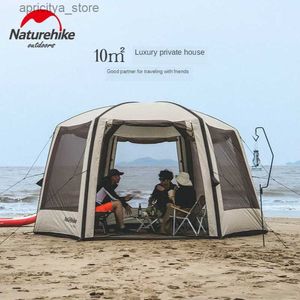 テントとシェルターNatureHike 2020 New Cloud Nest Hexagonal Inflatable Tent Inflatable Pergola Rainproof Sunscreen Camping Tent PK Fallstreak Hole24327