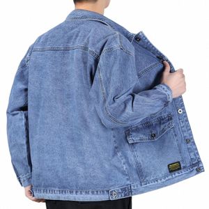 stylish Men Coat Casual Spring Jacket Butt Denim Men Autumn Jacket Thermal j5uP#