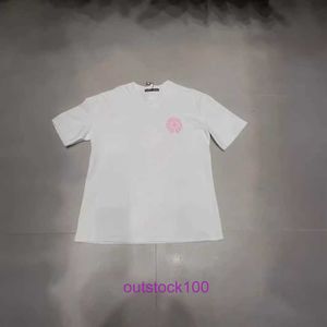 2024 Chromms Hearts Mens Yüksek Kaliteli Replicas T Shirts Tasarımcı Gömlek Yeni At Nalı Baskı Tshirt Klasik Zamansız Moda Gerçek Logo EB58
