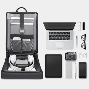 Mochila fina masculina de grande capacidade laptop à prova d'água bolsa de estudante universitário masculino mochila de viagem de negócios de curta distância