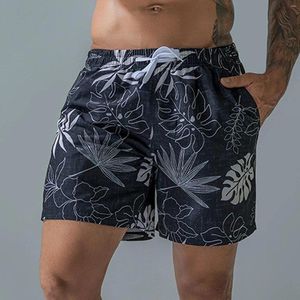 Shorts masculinos homens roupas moda verão cor sólida impresso cordão natação correndo calças esportivas sexy calcinha brilhante preto para