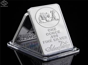 1 oz Towne Mint Silver Bar American Prospector US Union Craft Metal Coin Collectible Value1666656