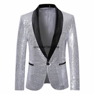 herrdräkt jacka kappa singel rumpa nattklubb fest paljett glitter gentleman blazer dr scenjacka bling dräkt g9py#