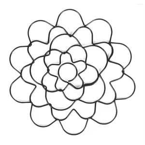 装飾的な花ワイヤーフラワーアレンジツール - カエル再利用可能なベンダー可能なグリッドブラック4インチ