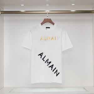 Männer Designer Luxus Herren Damen T-Shirts mit Buchstabendruck Kurzarm A11