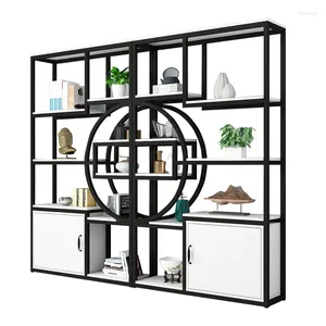 Dekorativa plattor Office Iron Storage Cabinet Produkt Display vardagsrum Barber Shop Screen Foyer Minimalist