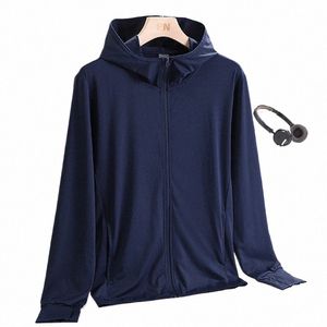 estate con cappuccio ciclismo spiaggia giacche sottili uomo donna protezione solare giacca giacca a vento traspirante anti UV cappotto di pelle riflettente 80Wl #