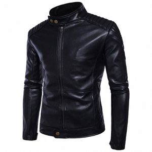 Mrmt 2024 Marca Jaquetas Masculinas Cali Motocicleta Couro Fi Sobretudo Para Masculino Jaqueta De Couro Casaco Exterior Desgaste Roupas Gnt y4LA #