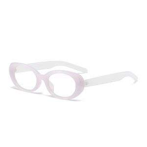 mens designer sunglasses womens sunglasses Retro Elliptical sunglasses Star The same kind Narrow frame polarizer Hip Hop UV protective sunglasses m6130 pink white