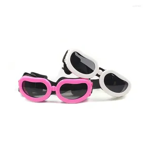 Abbigliamento per cani Occhiali per animali Occhiali da sole protettivi UV impermeabili 4 colori regolabili medi e grandi