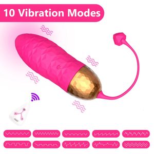 Yeain vibratório ovo controle remoto brinquedos sexuais para mulheres clitóris g-ponto estimulador anal vagina massagem bolas masturbador feminino 240312