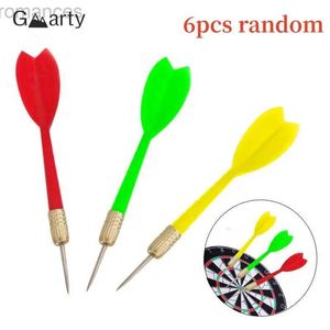 Dardos 6 pçs novos dardos de plástico colorido jogar jogo indoor esportes entretenimento jogo dardos suprimentos dardo vara 24327