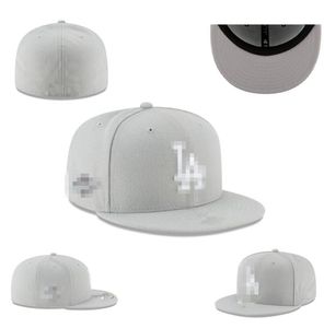 Herr baseball dodgers monterade storlek hattar la snapback hattar världsserie vit hip hop sox sport kepsar chapeau grå söm hjärta 