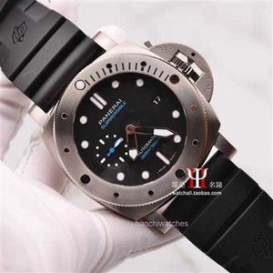 Panerrais Diving Men S Watch 47mm 티타늄 합금 PAM01305 브랜드 이탈리아 스포츠 손목 시계의 남성 기계식 시계를위한 고급 시계