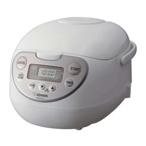 5.5 Cup Micom Rice Cooker and Heater Using Fuzzy Logic Technology (1 Liter, White)