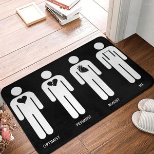 Tappetini da bagno Tappetino per piedi carattere personalità per doccia Decorazioni per la casa Cartone animato Nero Accessori per il bagno WC antiscivolo impermeabile