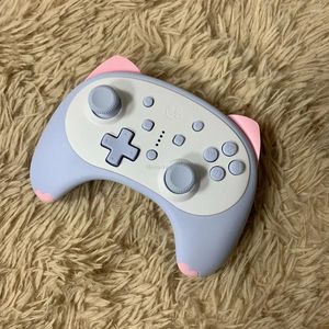 Game Controllers Wiireless Support-Bluetooth Auto Turbo Wake Up Gamepad PC Cartoon Kitty 6-axis Gyroscop Controller For Switch