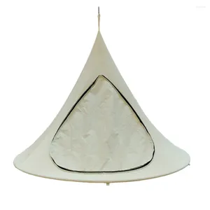 Camp Furniture Mosquito Net UFO Shape Teepee Tree Hanging Swing Chair For Kids Adults Inomhus utomhus Hammock Tent Patio Camping