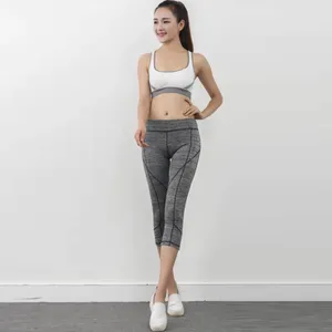 Yoga Outfits Walking Fitness Running Outdoor Capris Quick Dry Pants Tights Casual Elastic Slim Fit Leggings Stretchy Sports