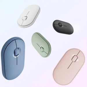 Mice Pebble Cute M350 2.4G Wireless Mouse For MacBook PC Notebook Bluetooth Mouse Dual Mode With USB Receiver Multilink Office Mouse