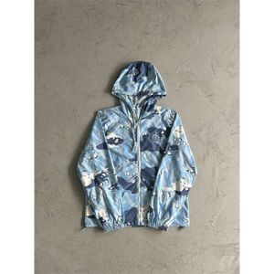 Neues Camo-Windbreaker-Anzug-Trenchjacken-Shorts-Set Uk Drill Street Trend