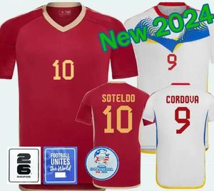 24 25 Maglia da calcio Venezuela squadra nazionale SOTELDO SOSA RINCON CORDOVA CASSERES BELLO JA.MARTINEZ RONDON GONZALEZ OSORIO MACHIS 2024 maglia da calcio