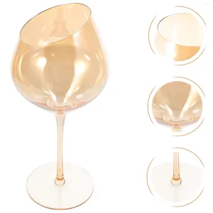 Wine Glasses Bevel Cut Glass Beverage Cup Goblet Water Decorative Goblets Cocktail