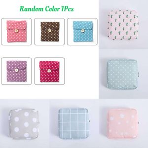 2024 Women Sanitary Napkin Tampon Storage Bag Cute Sanitary Pad Pouches Portable Makeup Lipstick Key Earphone Data Cables Organize