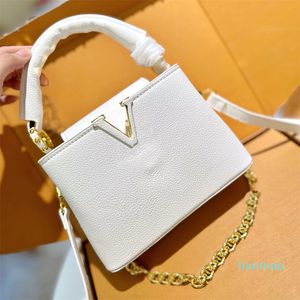 Designerinnen Frauen modische neue Tasche Paris hochwertiger Ledergriff Handtasche Luxus Lady Unterarm Classic Crossbody Bags Brieftasche 21cm