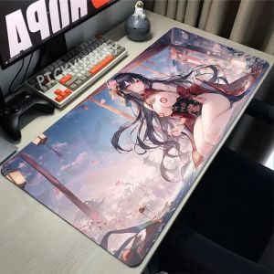 Pedler Seksi Kız Mouse Pad Sıcak Anime Gamer Mousepads Büyük Oyun Mousepad XXL Fare Mat Büyük Klavye Mat Masa Ped Bilgisayar Dizüstü Bilgisayar İçin