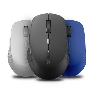 Мыши Rapoo M300G Silent Wireless Mouse Multimode Bluetooth Portable Optical Optical мыши с эргономическим дизайном поддержки до 3 устройств