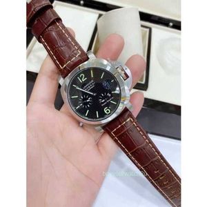 Mens Mechanical Watch Watch Panerrais Hiend Real Shot Brand Italy Sport Wristwatches Tehi Ru를위한 고급 시계