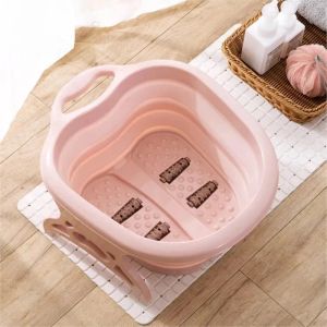 Bathtubs Foldable Foot Soaking Bucket Plastic Portable Bathtubs Foaming Massage Bucket Household Sauna Bathtub Pedicure Bath