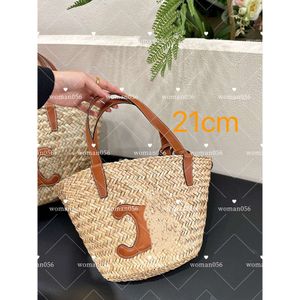 2024 Designer Bag Summer Womens Fashion Woven Vegetable Basket Bag Arc De Beach Bag Straw Bucket Bag Luxury Fashion Handbag Shoulder Bags Dhgate stylisheendibags