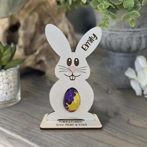 Party Decoration Diy Easter Project Wooden Egg Holder For Kinder Eggs Personalized Table Kids Natural Chocolate