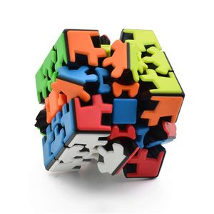 New Magic Gear 3x3x3 Novel Children Development Development Professional Speedge Toys Twisty Puzzle 3D Cube for Kids