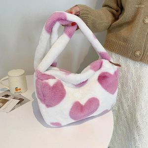 Borse a tracolla 2024 modello mucca borse invernali da donna borse casual borsa da donna di grande capacità semplice messaggero femminile di moda