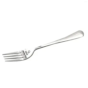 Forks 1PC Letter Print Drukuj Grawerowany na stali nierdzewne prezent dla męża żona i rodzina I Forking Love You Stael Kitchen Tool Prezenty #