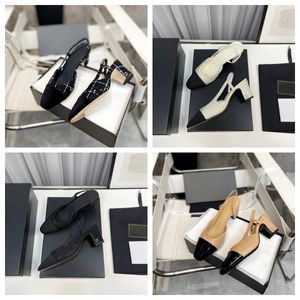 Tasarımcı Sandal Sandal Yaz Moda Kadın İşletme Sandalet Partisi Sandal Marka Tasarımcı Sandalet Orta Topuk Küçük Kokulu Rüzgar Rahat Sandalet 35-42