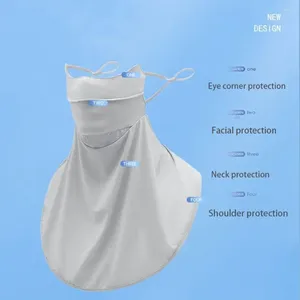 Scarves For Women Fishing Bib Men Hiking Solid Color Outdoor Sunscreen Face Scarf Cover Neck Wrap Silk Mask