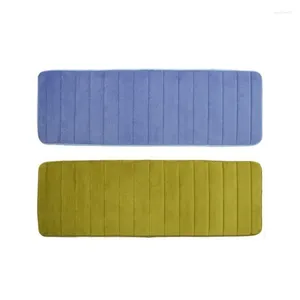 Teppiche 2 Stcs 120x40 cm absorbierende nicht schlechte Speicherschaumküche Schlafzimmer Tür Boden Matte Teppich Teppich dunkelblau Olive Drab