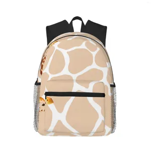 Backpack Giraffe Large Capacity School Notebook Fashion Waterproof Adjustable Travel Sports