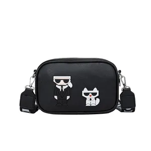 2024 Designers Karl Lagerfield Real Instantâneo de Couro Bolsas de Ombro Ikomik Pin Camera Bag Ross Body Handbags Womens Designer Bag Mens Messenger Bolsas Embreagem