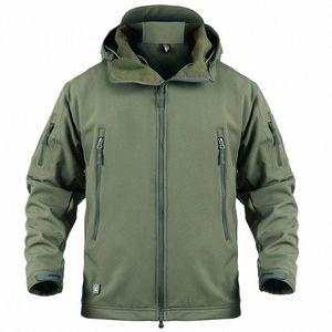 Mege 브랜드 의류 남자 군사 재킷 미 육군 전술 상어 스킨 Softshell 가을 겨울 겨울 외부웨어 카무원 재킷 및 코트 P1BH#