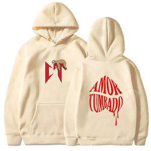 Corridos Tumbados Hoodies Homens Moda Natanael Cano Moletom de Manga Longa Casual Harajuku Streetwear Pulôveres Sudaderas 240315