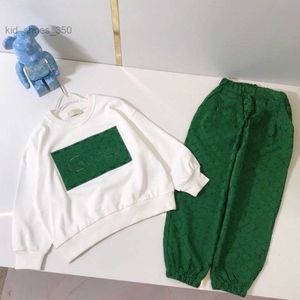 Autumn winter new western style Clothing Sets European American fashion big boys and girls fleece trousers long-sleeved suit Kids Clothing