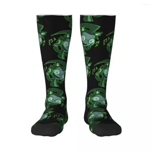 Mulheres meias neon dib verde para venda meias adultas qualidade superior boa respirabilidade cor contraste geek elástico
