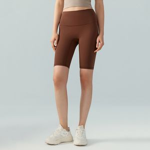 LL373 Sports täta shorts kvinnors fitness shorts hög midja yogabyxor shorts