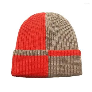 Basker Autumn Winter Cotton Color Thicked Hat Varma skallar Cap Beanie för män och kvinnor 185