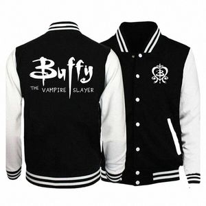TV Movie Buffy the V-Vampire Slayer Giacca Felpe Donna Uomo Cappotto Giacca uniforme da baseball Coppia Stampa Cardigan Abbigliamento Top 84VH #